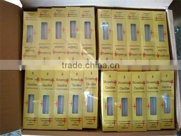 cheap wholesale white pure paraffin wax candle using on household