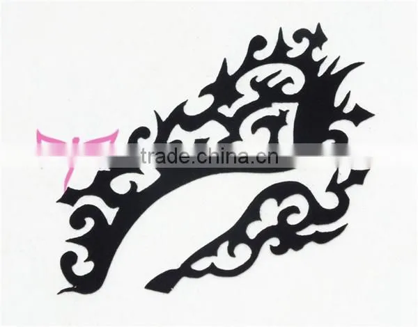 Beauty eye shadow sticker in body art