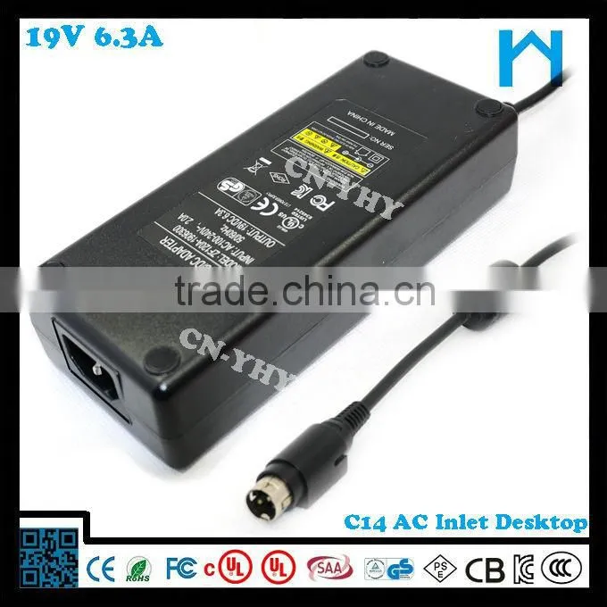 notebook power adapter replace for PC 19V 6.3 A