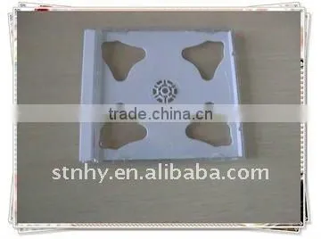 10.4 mm ivory medium plate transparent outer double disc CD case