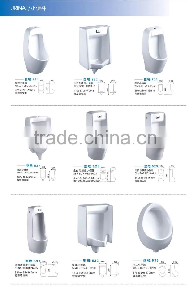 Bathroom wc toilet new design wall-hung urinal