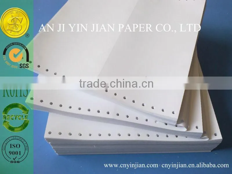 High Quality computer continuous paper ncr copy paper computer continuous carbonless paper 241