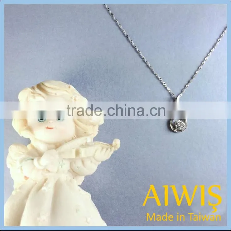 New Design High Quality 925 Silver Angel Wings Pendant Necklace Gifts