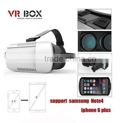 VR Virtual Reality Headset 3d vr glasses For 4.7~6" Smartphones vr box