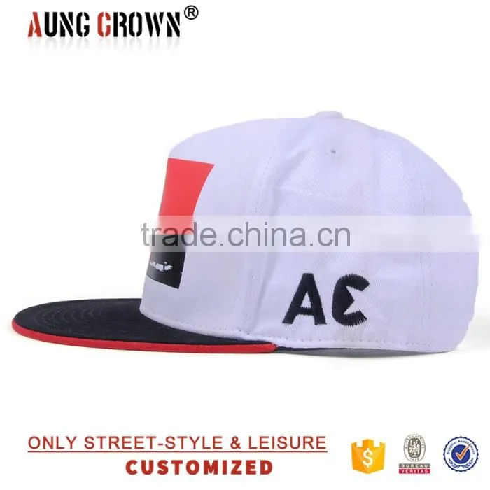 Sublimation printed trendy designer snapback hats custom logo