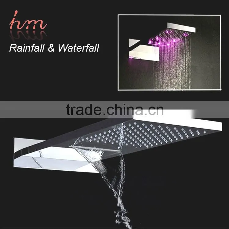 luxury led lamp illuminated shower head in construction & real estate