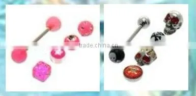 silicon peace ear jewelry expander