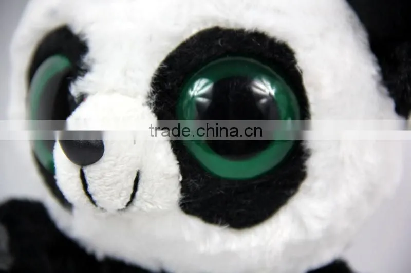Luckiplus Hot Sale First Class Creative Green Eyes Pamda SafeTechnology Toy For Kids