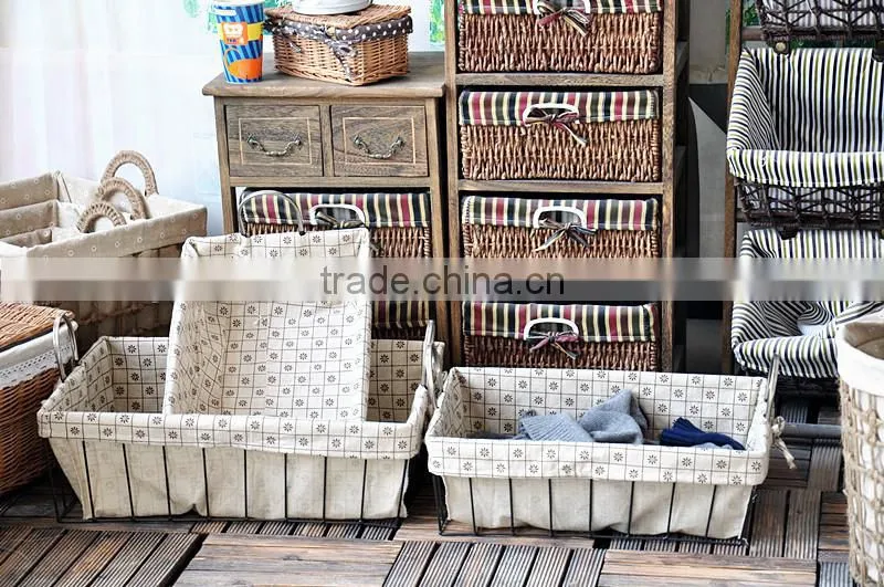 European antique style cheap storage baskets