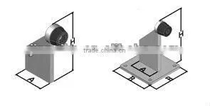 gate stop with plate for sliding gate