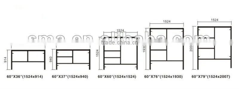 H type frame scaffolding system
