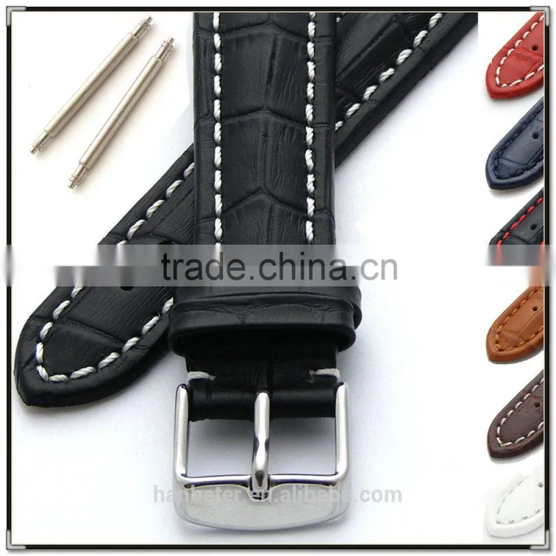 CE&RoHS Standard and Factory Supply Directly 2015 leather watch strap with buckle