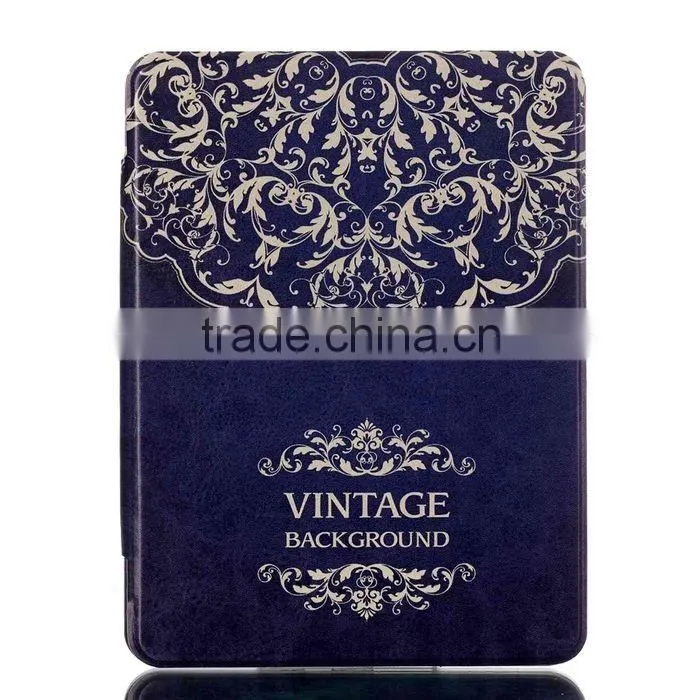 Fantasy printing smart wake sleep cover flip case for Amazon New Kindle Oasis