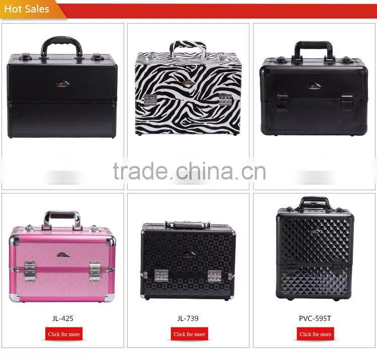 Sunrise pvc portable makeup vanity case