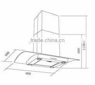 ISLAND carbon filter for cooker hoods