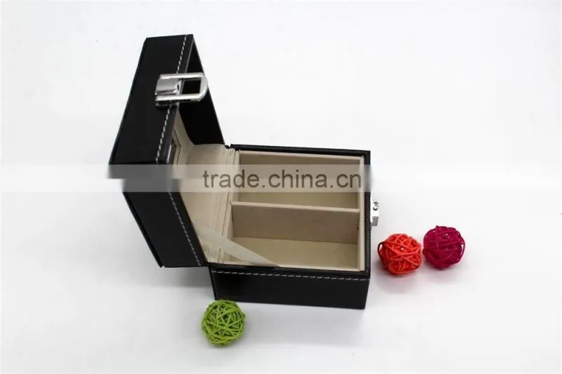 double watch show box luxury wristwatch display case made in china
