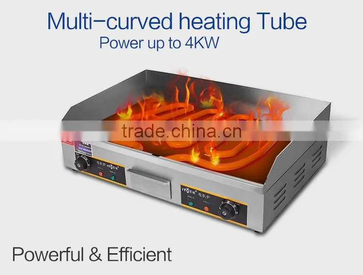 CI-820 Stainless Steel Flat Plate Electric Griddle for Restaurant