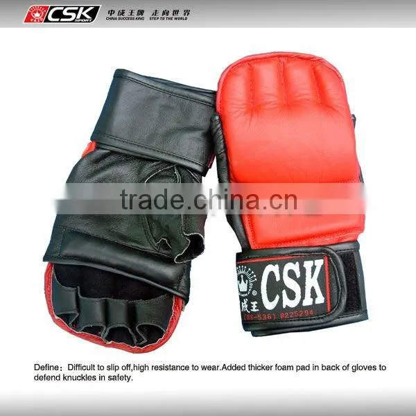 MMA synthetic leather fighting gloves