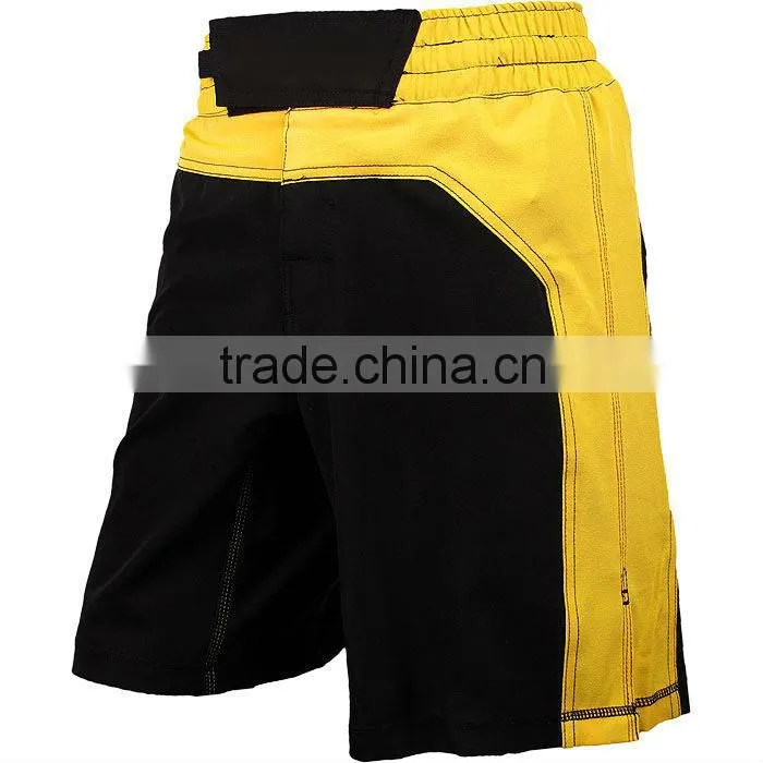 men microfiber fashion full print mma shorts