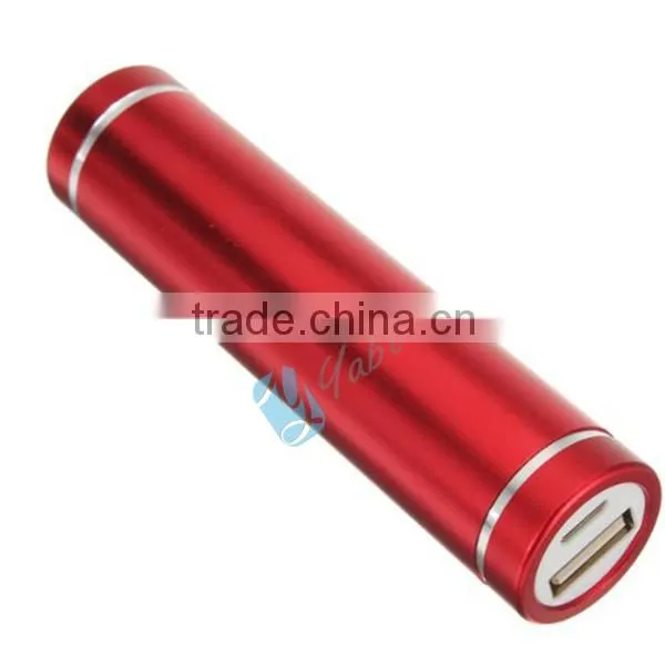 Travel Journey External Battery Charger 2600 Cylinder Lipstick PowerBank