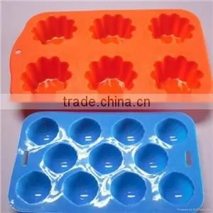 Custom Shape Silicone Ice Cube Tray Chocolate Muffin Mold FDA LFGB