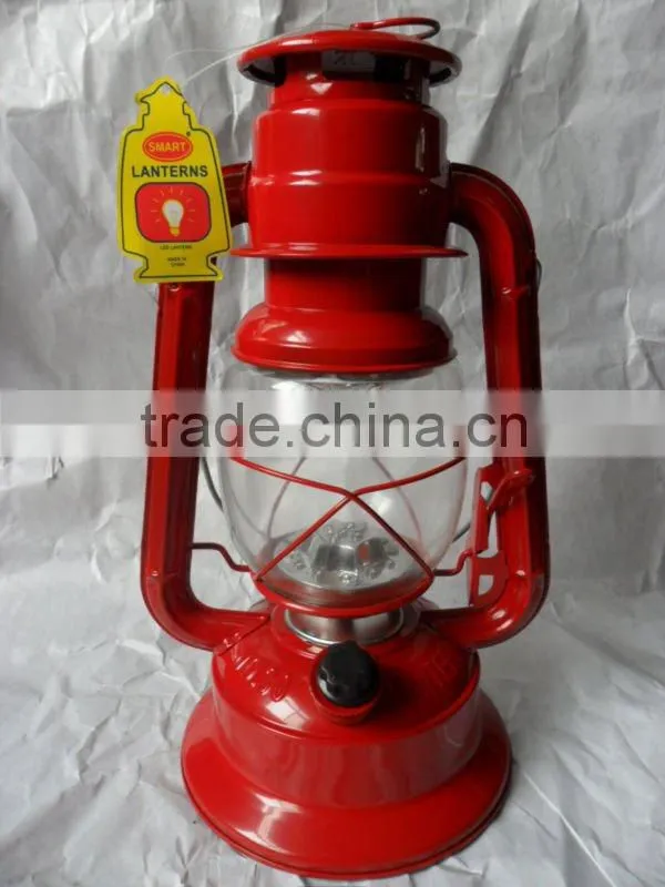 30 RED CHANGEABLE BRIGHTNESS LED LANTERN