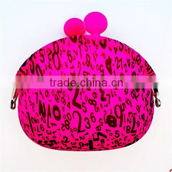 Candy colors silicone waterproof bag/silicone purse and bag/silicone make up bag