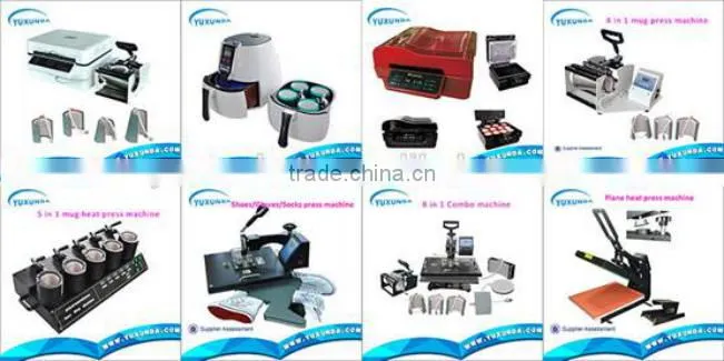Yuxunda HBS405 magnetic open and slide Manual t shirt printing machine heat press machine