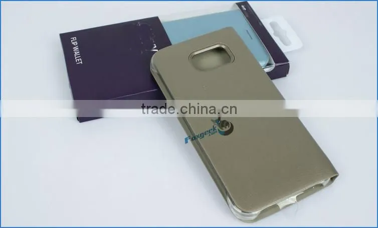Leather case factory directly selling two mobile phones leather case for samsung in alibaba with cheap price