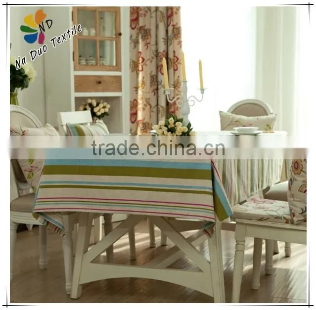 American style printed tablecloth