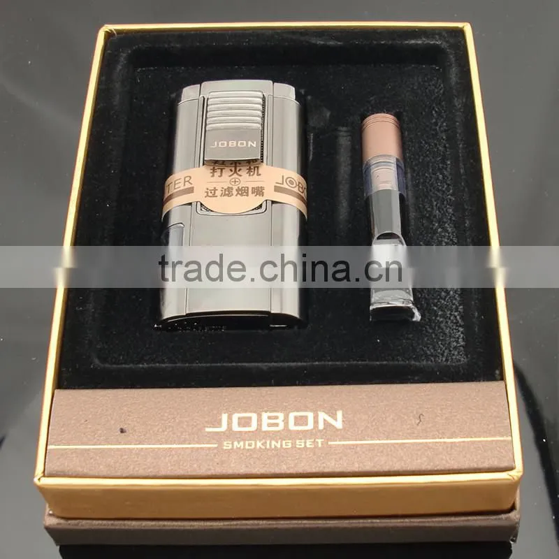 TS-1229 Torch Lighter+mouthpiece lighter Gift Set