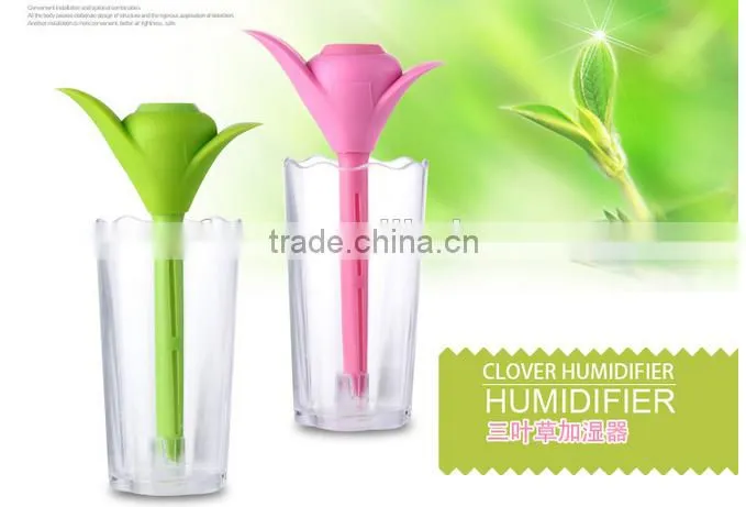 Mini Clover shape air purifier humidifier/table aromatherapy humidifier/humidifier aroma diffuser