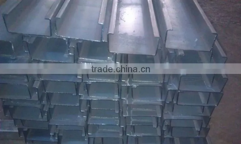 Q235 SS400 sjr 235 Hot rolled C profiles 80*40*15*2.0