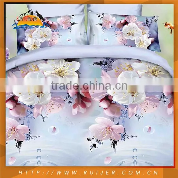Reasonable Price Reactive Printing Floral Design Quilt Manufacturer
