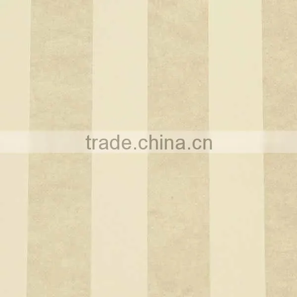 Non-woven beautiful wallpaper stripes for home decor