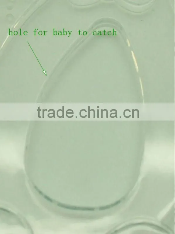 tansperant lovely penguin baby teether