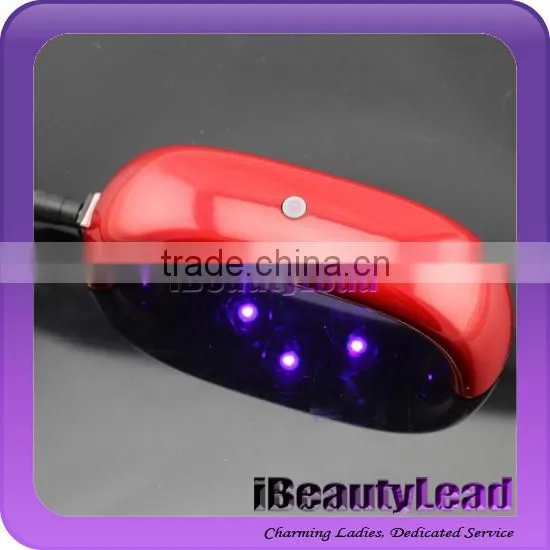 new arrival 6W LED nail lamp protable LED nail dryer with 5 different colors