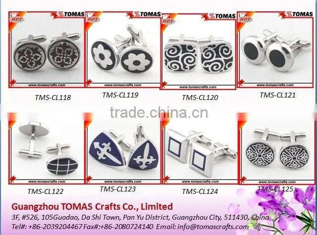 Fashion Mens Cufflinks , Custom Cufflinks , Crystal Cufflinks