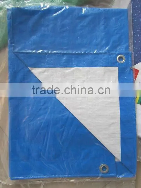 Sewing edges style all weather resistant light duty fabric PE tarpaulin sheetting