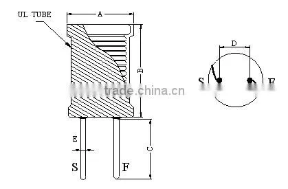 DR0810 Series Radial Inductor