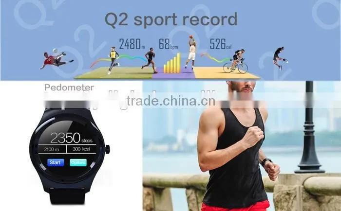 All-in-1 Smart watch for Cell Phone smart phone Android OS with Heart Rate monitor