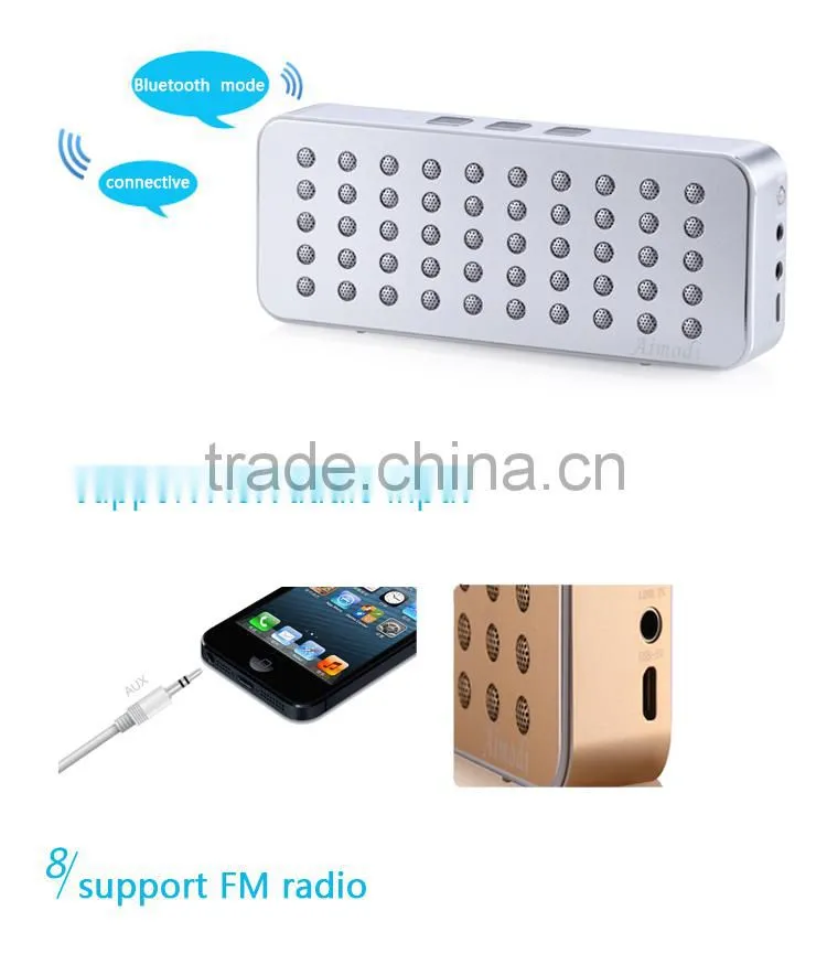 2016 New product portable wireless mini bluetooth speaker with profession design