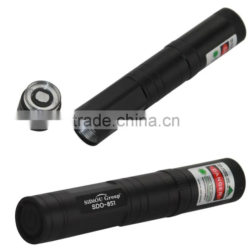 Sidiou Light 851 5mW 532nm Starry Sky Green Laser Pen Torch - Black