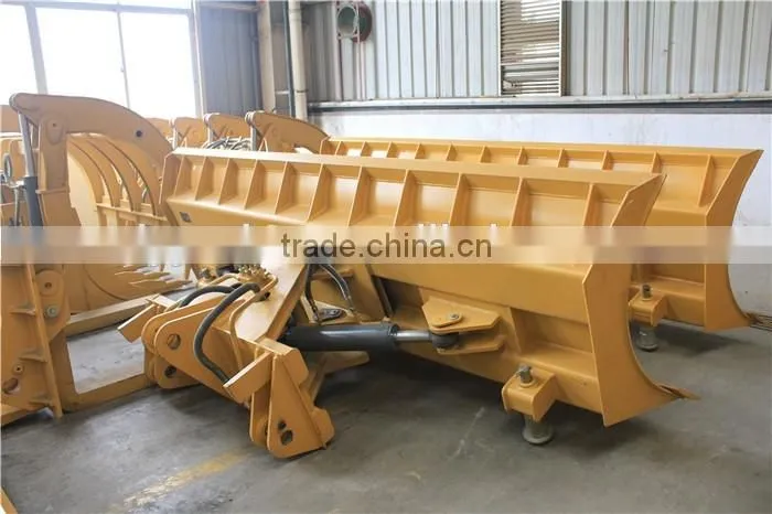 OEM Service SDLG/XCMG/SEM Wheel Loader Auxiliary Equipment , Snow plow 940*3015mm For SDLG LG918 Wheel Loader