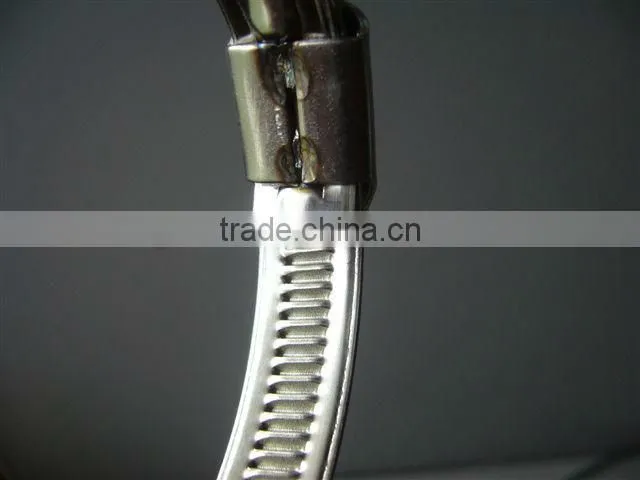 German Type Hose Clamp With Stainless Steel Din3017