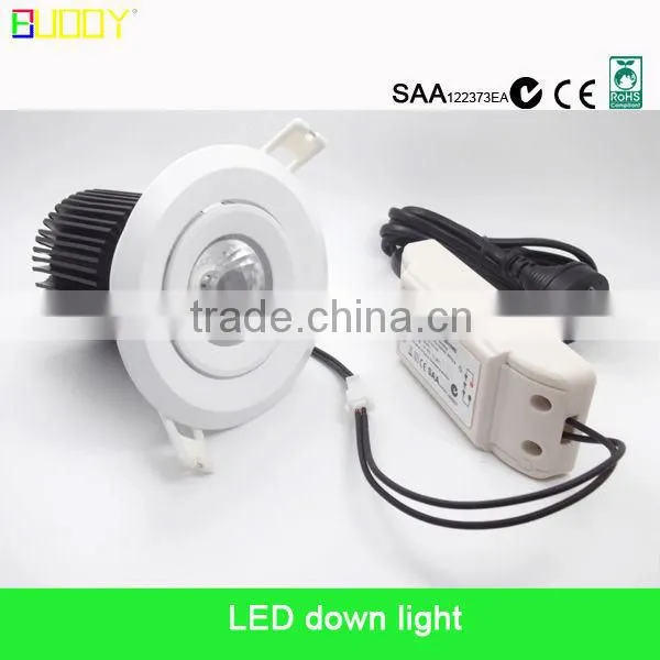 2015 new style 15W SHARP COB LED downlight ( cutout 78mm ) compliance with AU standard SAA, C-TICK certified