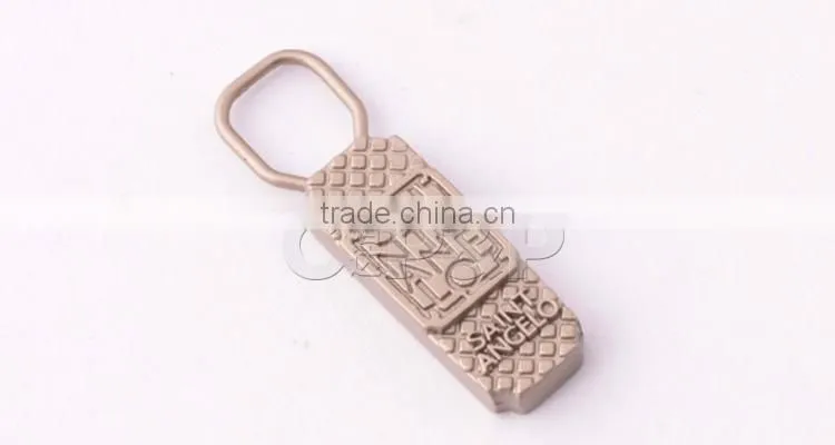 Special design antique brass zipper slider for garment and bag