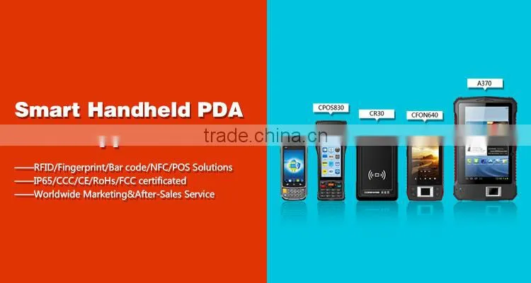 Manufacturer smart PDA CFON640 handheld portable android bluetooth nfc card reader