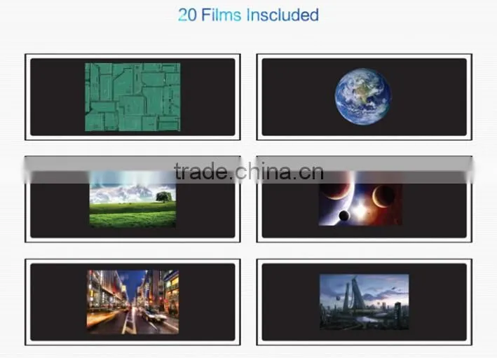 New released HPUSN studio flash photographic backdrops projector with different films picture