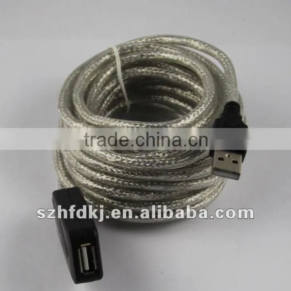 High speed usb extender cable male to female,10m active usb 2.0 PC ,10m usb cable